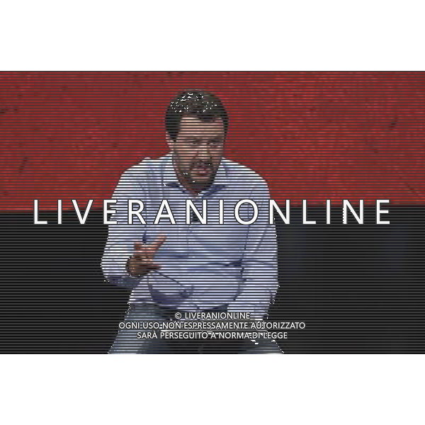 Trasmissione TV \' Politics \' Roma - 20.09.2016 - Studi Rai Teulada - nella foto: Matteo Salvini /Ph.Corradetti-Ag Aldo Liverani