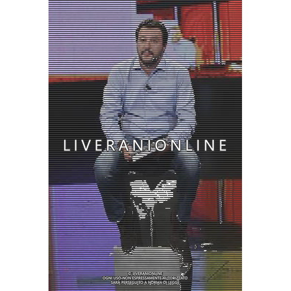 Trasmissione TV \' Politics \' Roma - 20.09.2016 - Studi Rai Teulada - nella foto: Matteo Salvini /Ph.Corradetti-Ag Aldo Liverani