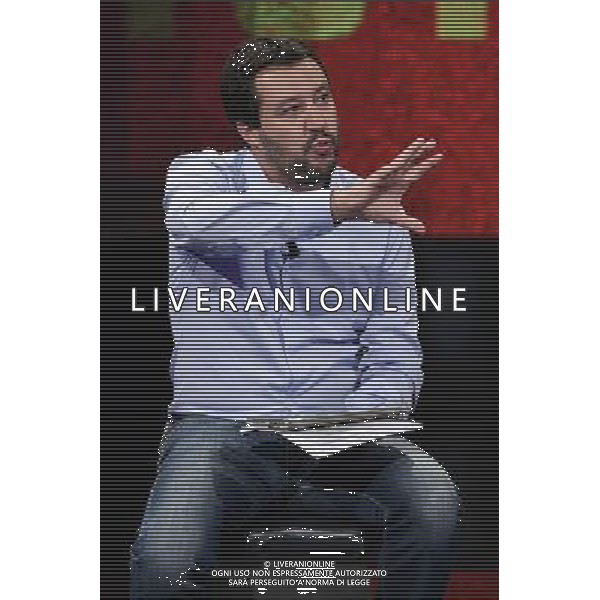 Trasmissione TV \' Politics \' Roma - 20.09.2016 - Studi Rai Teulada - nella foto: Matteo Salvini /Ph.Corradetti-Ag Aldo Liverani
