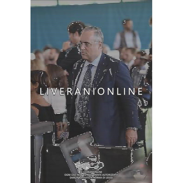 Conferenza Stampa presentazione Logo Italia Euro 2020 presso il Coni a Roma 22 settembre 2016 nella foto Aleksander Ceferin presidente Uefa, la sindaca Virginia Raggi, Carlo Tavecchio e Giovanni Malago\' Â©Corradetti / AGENZIA ALDO LIVERANI SAS 