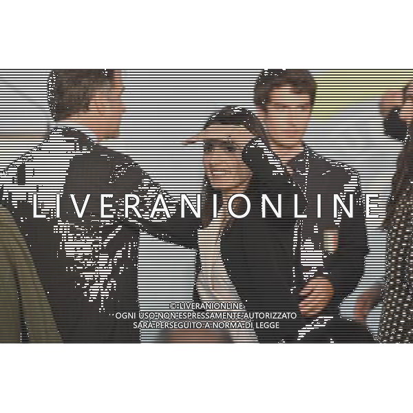 Conferenza Stampa presentazione Logo Italia Euro 2020 presso il Coni a Roma 22 settembre 2016 nella foto Aleksander Ceferin presidente Uefa, la sindaca Virginia Raggi, Carlo Tavecchio e Giovanni Malago\' Â©Corradetti / AGENZIA ALDO LIVERANI SAS 