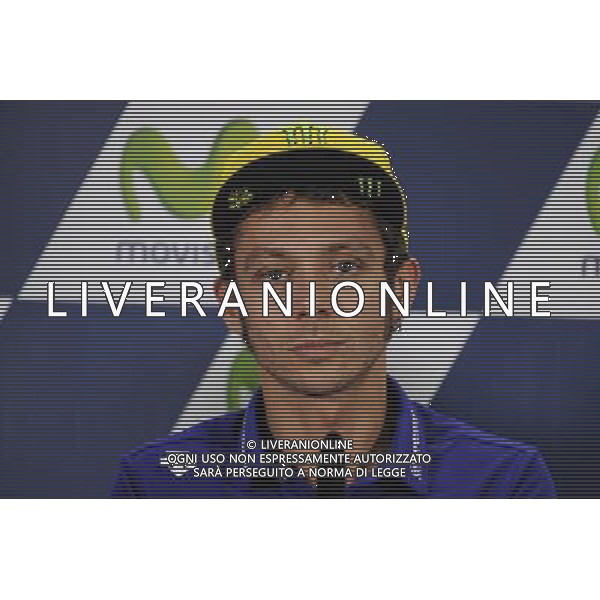 Motorland Aragon,Alcaniz, Spagna. Valentino Rossi durante la conferenza stamapa. Â©PIAZZOLLA / AGENZIA ALDO LIVERANI SAS 