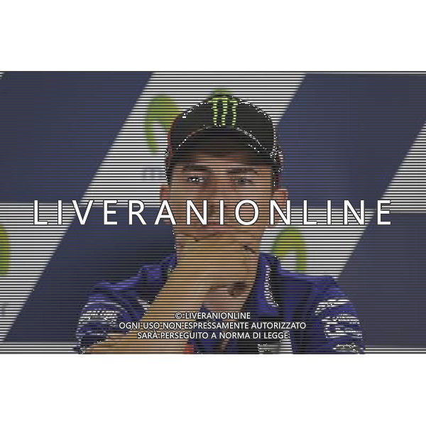 Motorland Aragon,Alcaniz, Spagna. Jorge Lorenzo durante la conferenza stamapa. Â©PIAZZOLLA / AGENZIA ALDO LIVERANI SAS 