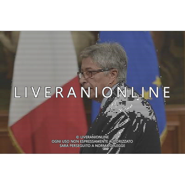 Conferenza stampa sulla ricostruzione del dopo terremoto - Roma - 23.09.2016 - Palazzo Chigi - nella foto: Vasco Errani commissario straordinario di Governo per la ricostruzione nelle aree colpite dal terremoto del 24 Agosto /Ph.Corradetti-Ag Aldo Liverani