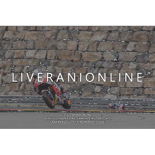 23.09.2016.Mortorland Aragon, Alcaniz, Spagna. Marc Marquez (Repsol Honda) durante le prove libere. Â©PIAZZOLLA / AGENZIA ALDO LIVERANI SAS Prove Libere Motomondiale Motorland Aragon, Alcaniz, Spagna 23 settembre 2016