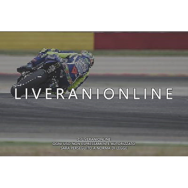 23.09.2016.Mortorland Aragon, Alcaniz, Spagna. Valentino Rossi (Movistar Yamaha) durante le prove libere. Â©PIAZZOLLA / AGENZIA ALDO LIVERANI SAS Prove Libere Motomondiale Motorland Aragon, Alcaniz, Spagna 23 settembre 2016