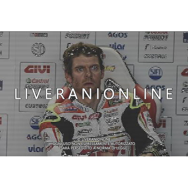 23.09.2016.Mortorland Aragon, Alcaniz, Spagna. Cal Crutchlow (LCR Honda) durante le prove libere. Â©PIAZZOLLA / AGENZIA ALDO LIVERANI SAS Prove Libere Motomondiale Motorland Aragon, Alcaniz, Spagna 23 settembre 2016