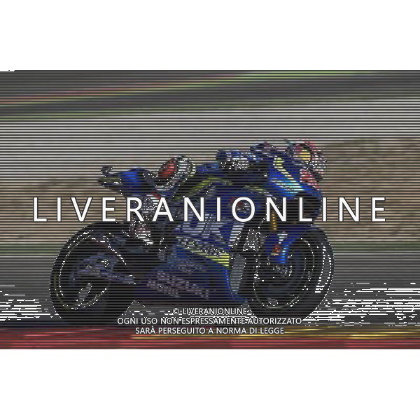 24.09.2016. Motorland Aragon, Alcaniz, Spagna.Maverick Vinales (suzuki Ecstar) Â©PIAZZOLLA / AGENZIA ALDO LIVERANI SAS Prove Ufficiali Motomondiale Motorland Aragon, Alcaniz, Spagna 24 settembre 2016
