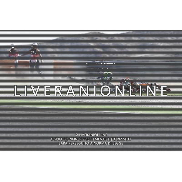 24.09.2016. Motorland Aragon, Alcaniz, Spagna.Marc Marquez e Pol Espargaro\'. Â©PIAZZOLLA / AGENZIA ALDO LIVERANI SAS Prove Ufficiali Motomondiale Motorland Aragon, Alcaniz, Spagna 24 settembre 2016