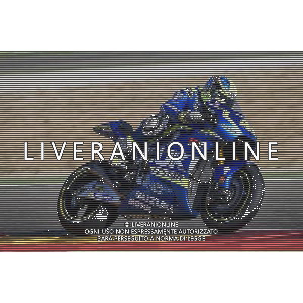 24.09.2016. Motorland Aragon, Alcaniz, Spagna.Aleix Espargaro\' (Suzuki Ecstar) Â©PIAZZOLLA / AGENZIA ALDO LIVERANI SAS Prove Ufficiali Motomondiale Motorland Aragon, Alcaniz, Spagna 24 settembre 2016