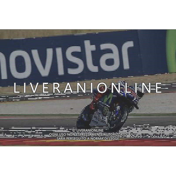 24.09.2016. Motorland Aragon, Alcaniz, Spagna.Jorge Lorenzo (Movistar Yamaha). Â©PIAZZOLLA / AGENZIA ALDO LIVERANI SAS Prove Ufficiali Motomondiale Motorland Aragon, Alcaniz, Spagna 24 settembre 2016