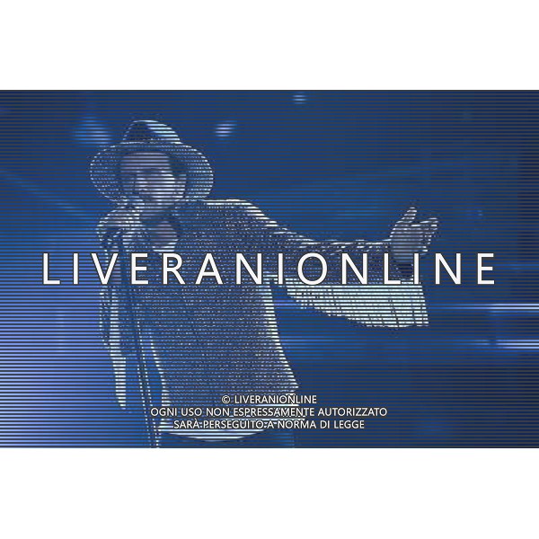 Trasmissione TV \' Tale e Quale Show \' Roma - 23.09.2016 - Studios Rai - nella foto: Leonardo Fiaschi imita Jovanotti /Ph.Corradetti-Ag Aldo Liverani