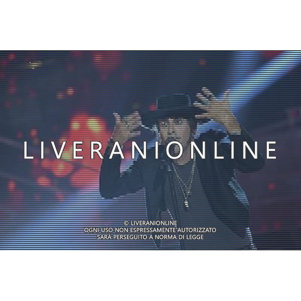 Trasmissione TV \' Tale e Quale Show \' Roma - 23.09.2016 - Studios Rai - nella foto: Sergio Assisi imita Piero Pelu\' /Ph.Corradetti-Ag Aldo Liverani