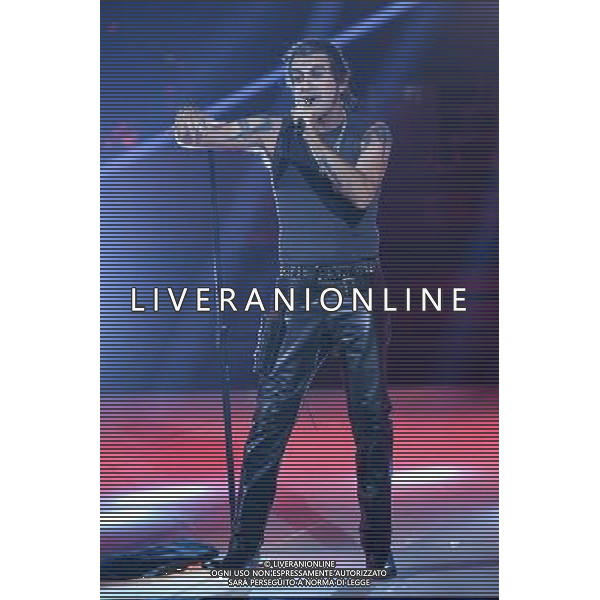 Trasmissione TV \' Tale e Quale Show \' Roma - 23.09.2016 - Studios Rai - nella foto: Sergio Assisi imita Piero Pelu\' /Ph.Corradetti-Ag Aldo Liverani
