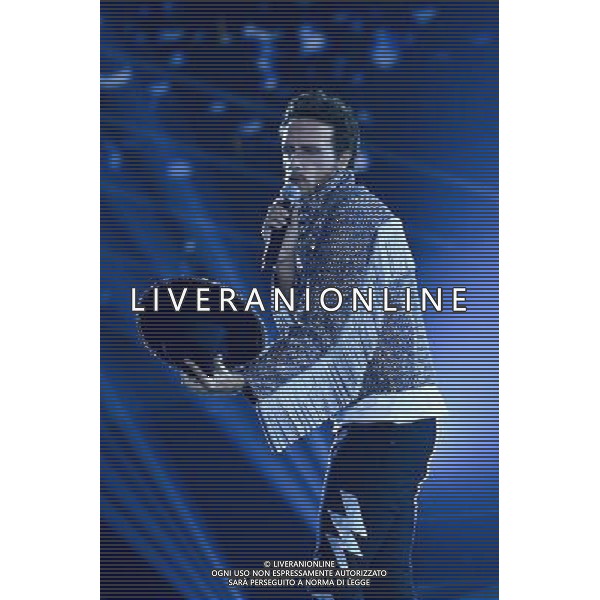Trasmissione TV \' Tale e Quale Show \' Roma - 23.09.2016 - Studios Rai - nella foto: Leonardo Fiaschi imita Jovanotti /Ph.Corradetti-Ag Aldo Liverani