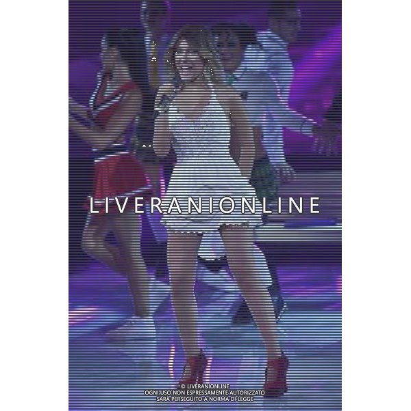 Trasmissione TV \' Tale e Quale Show \' Roma - 23.09.2016 - Studios Rai - nella foto: Fatima Trotta imita Violetta /Ph.Corradetti-Ag Aldo Liverani