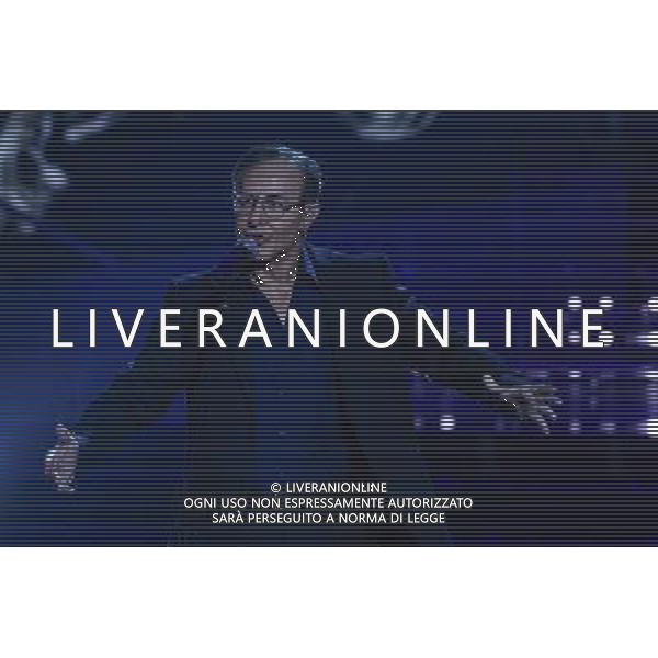 Trasmissione TV \' Tale e Quale Show \' Roma - 23.09.2016 - Studios Rai - nella foto: Manlio Dovi\' imita Charles Aznavour /Ph.Corradetti-Ag Aldo Liverani