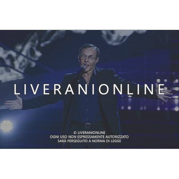 Trasmissione TV \' Tale e Quale Show \' Roma - 23.09.2016 - Studios Rai - nella foto: Manlio Dovi\' imita Charles Aznavour /Ph.Corradetti-Ag Aldo Liverani