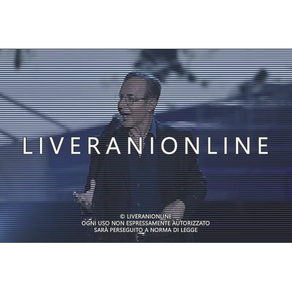 Trasmissione TV \' Tale e Quale Show \' Roma - 23.09.2016 - Studios Rai - nella foto: Manlio Dovi\' imita Charles Aznavour /Ph.Corradetti-Ag Aldo Liverani