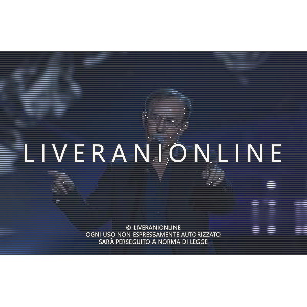 Trasmissione TV \' Tale e Quale Show \' Roma - 23.09.2016 - Studios Rai - nella foto: Manlio Dovi\' imita Charles Aznavour /Ph.Corradetti-Ag Aldo Liverani