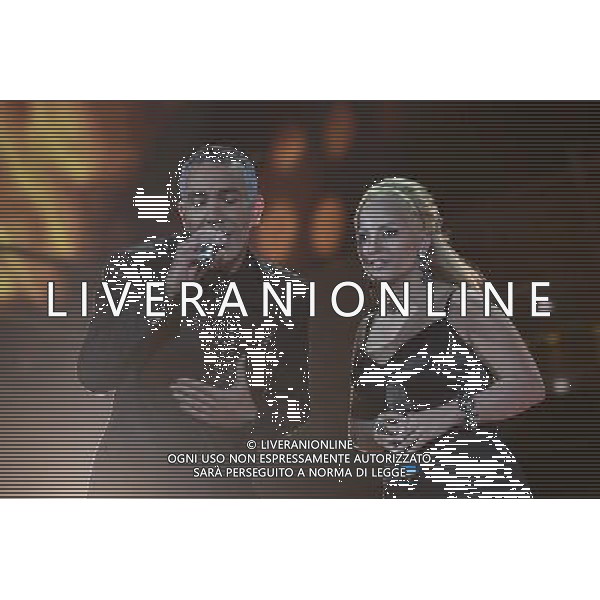 Trasmissione TV \' Tale e Quale Show \' Roma - 23.09.2016 - Studios Rai - nella foto: Deborah Iurato imita Anastacia con Antonio Mezzancella che imita Eros Ramazzotti /Ph.Corradetti-Ag Aldo Liverani