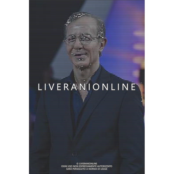Trasmissione TV \' Tale e Quale Show \' Roma - 23.09.2016 - Studios Rai - nella foto: Manlio Dovi\' imita Charles Aznavour /Ph.Corradetti-Ag Aldo Liverani