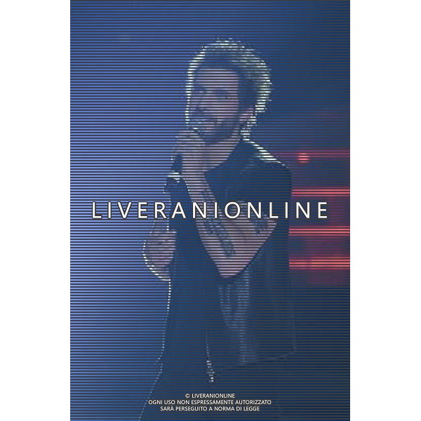 Trasmissione TV \' Tale e Quale Show \' Roma - 23.09.2016 - Studios Rai - nella foto: Davide Merlini imita Nek /Ph.Corradetti-Ag Aldo Liverani