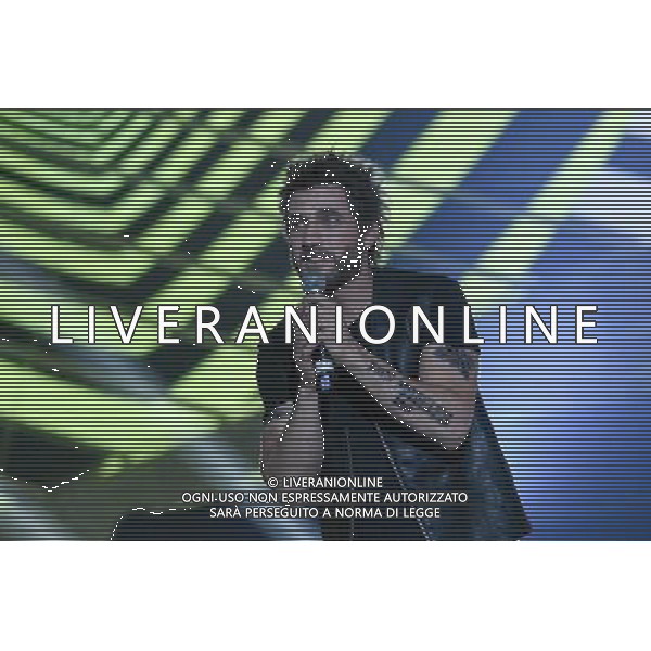 Trasmissione TV \' Tale e Quale Show \' Roma - 23.09.2016 - Studios Rai - nella foto: Davide Merlini imita Nek /Ph.Corradetti-Ag Aldo Liverani