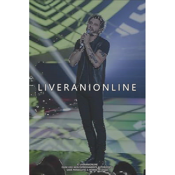 Trasmissione TV \' Tale e Quale Show \' Roma - 23.09.2016 - Studios Rai - nella foto: Davide Merlini imita Nek /Ph.Corradetti-Ag Aldo Liverani