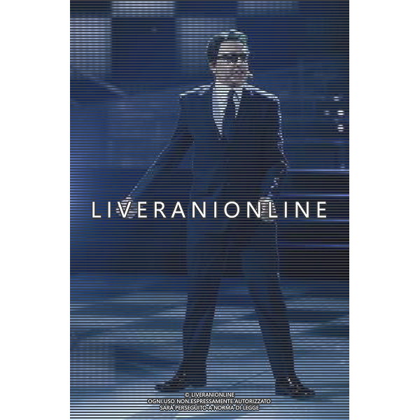 Trasmissione TV \' Tale e Quale Show \' Roma - 23.09.2016 - Studios Rai - nella foto: Tullio Solenghi imita Enzo Iannacci /Ph.Corradetti-Ag Aldo Liverani