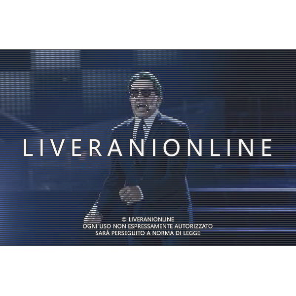 Trasmissione TV \' Tale e Quale Show \' Roma - 23.09.2016 - Studios Rai - nella foto: Tullio Solenghi imita Enzo Iannacci /Ph.Corradetti-Ag Aldo Liverani