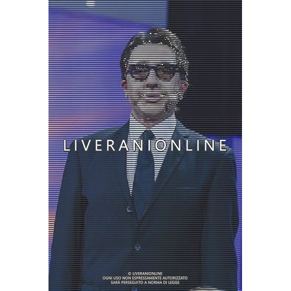 Trasmissione TV \' Tale e Quale Show \' Roma - 23.09.2016 - Studios Rai - nella foto: Tullio Solenghi imita Enzo Iannacci /Ph.Corradetti-Ag Aldo Liverani