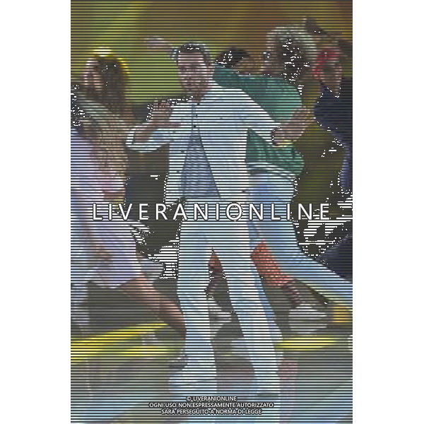 Trasmissione TV \' Tale e Quale Show \' Roma - 23.09.2016 - Studios Rai - nella foto: Enrico Papi imita Justine Timberlake /Ph.Corradetti-Ag Aldo Liverani