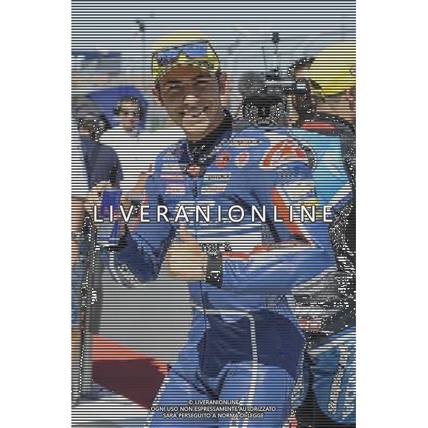 24.09.2016. Motorland Aragon, Alcaniz, Spagna.Enea Bastianini (Gresini Team) FOTO G PIAZZOLLA-AG ALDO LIVERANI SAS