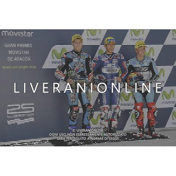 24.09.2016. Motorland Aragon, Alcaniz, Spagna.Navarro, Bastianini, Loi. FOTO G PIAZZOLLA-AG ALDO LIVERANI SAS