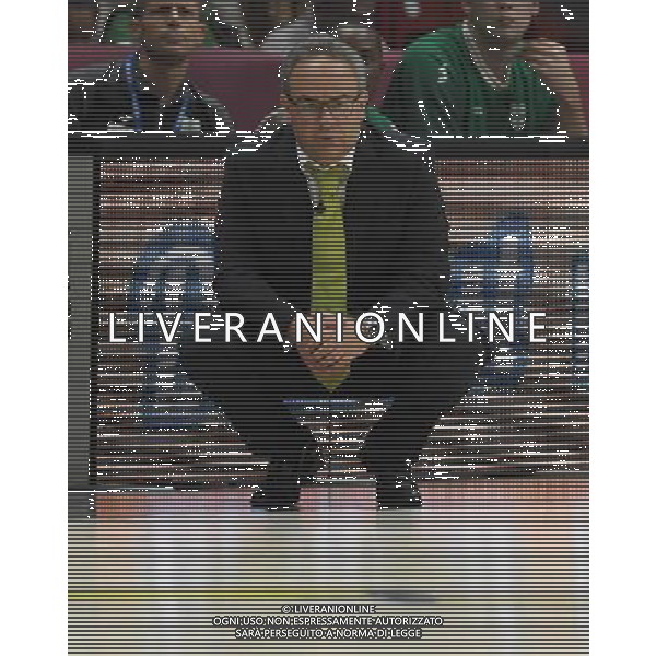 Macron Supercoppa di Basket 2016 Semifinale Milano - 24.09.2016 Sidigas Avellinoâ€“Grissin Bon Reggio Emilia Nella Foto:Sacripanti Stefano /Ph.Vitez-Ag. Aldo Liverani