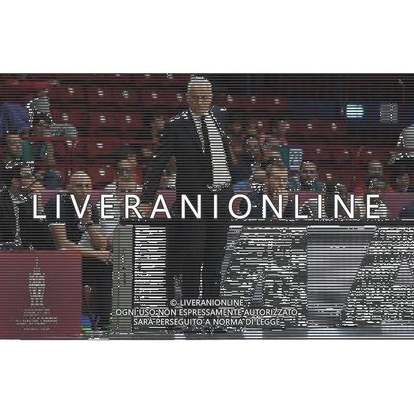 Macron Supercoppa di Basket 2016 Semifinale Milano - 24.09.2016 EA7 Emporio Armani Milano-Vanoli Cremona Nella Foto:Pancotto Cesare /Ph.Vitez-Ag. Aldo Liverani