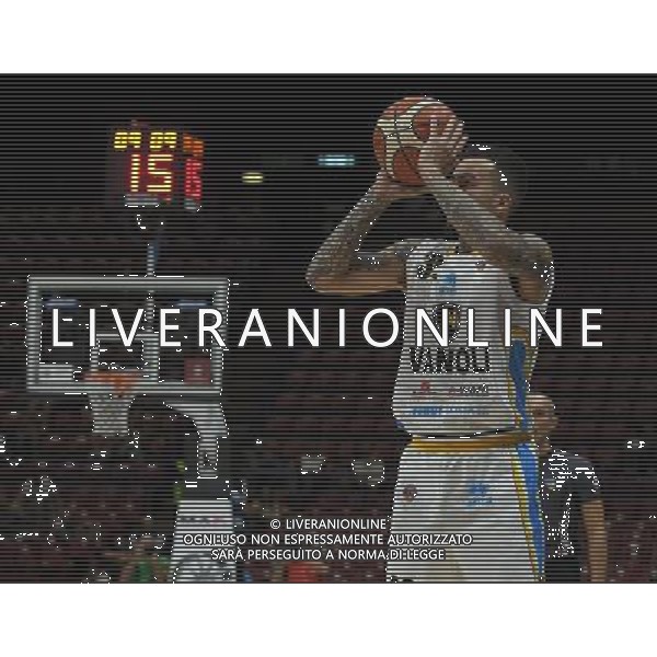 Macron Supercoppa di Basket 2016 Semifinale Milano - 24.09.2016 EA7 Emporio Armani Milano-Vanoli Cremona Nella Foto:York Gabe /Ph.Vitez-Ag. Aldo Liverani