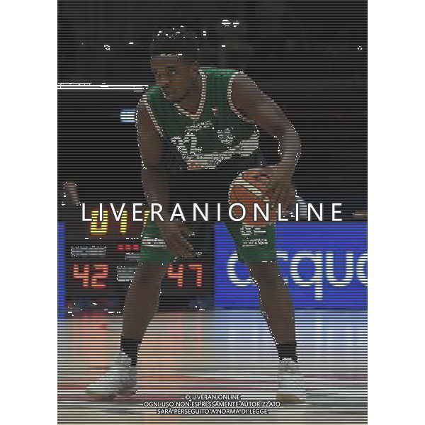 Macron Supercoppa di Basket 2016 Semifinale Milano - 24.09.2016 Sidigas Avellinoâ€“Grissin Bon Reggio Emilia Nella Foto:Obasohan Retin /Ph.Vitez-Ag. Aldo Liverani
