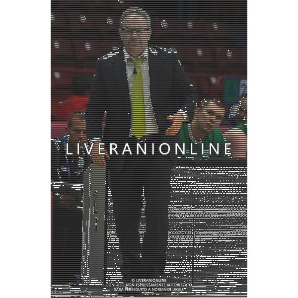 Macron Supercoppa di Basket 2016 Semifinale Milano - 24.09.2016 Sidigas Avellinoâ€“Grissin Bon Reggio Emilia Nella Foto:Sacripanti Stefano /Ph.Vitez-Ag. Aldo Liverani