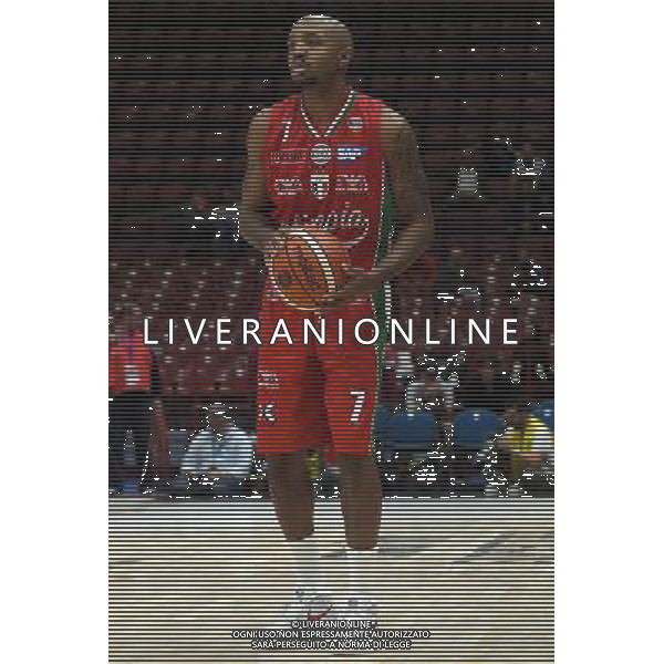 Macron Supercoppa di Basket 2016 Semifinale Milano - 24.09.2016 EA7 Emporio Armani Milano-Vanoli Cremona Nella Foto:Hickman Richard /Ph.Vitez-Ag. Aldo Liverani