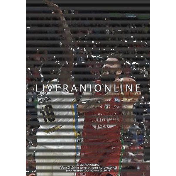 Macron Supercoppa di Basket 2016 Semifinale Milano - 24.09.2016 EA7 Emporio Armani Milano-Vanoli Cremona Nella Foto:Raduljica Miroslav /Ph.Vitez-Ag. Aldo Liverani