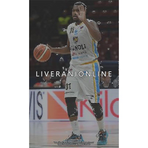 Macron Supercoppa di Basket 2016 Semifinale Milano - 24.09.2016 EA7 Emporio Armani Milano-Vanoli Cremona Nella Foto:Turner Elston /Ph.Vitez-Ag. Aldo Liverani