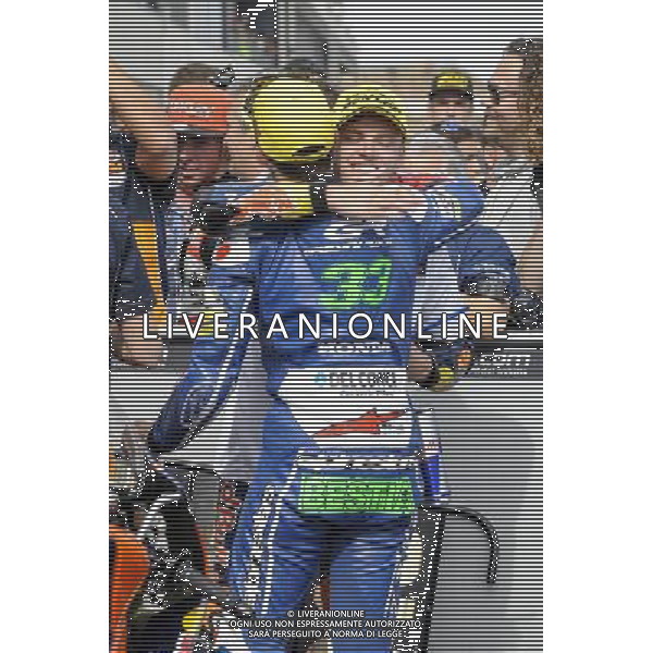 25.09.2016. Motorland Aragon, Alcaniz, Spain.Enea Bastianini , Brad Binder. Â©PIAZZOLLA / AGENZIA ALDO LIVERANI SAS 