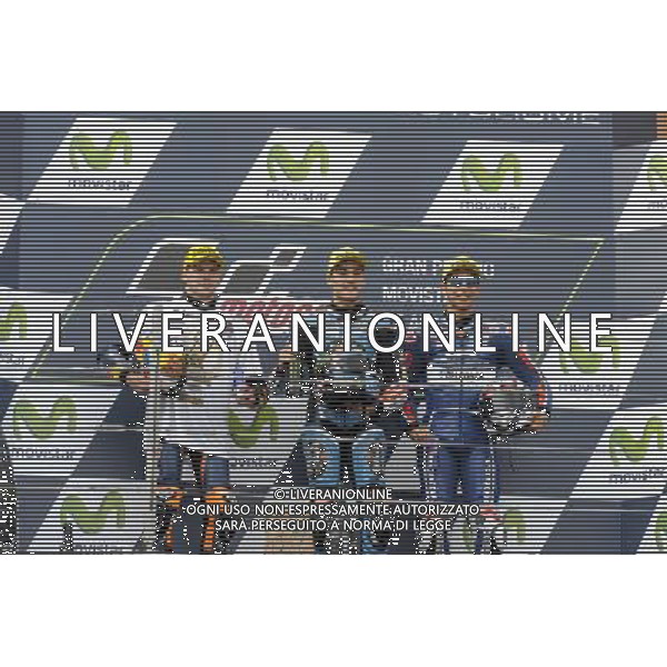 25.09.2016. Motorland Aragon, Alcaniz, Spain. Brad Binder, Jorge Navarro, Enea Bastianini. Â©PIAZZOLLA / AGENZIA ALDO LIVERANI SAS 