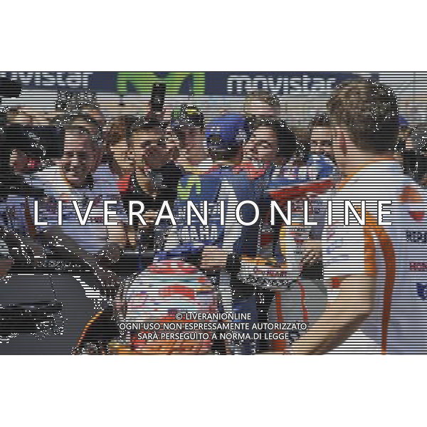 25.09.2016. Motorland Aragon, Alcaniz, Spagna.Jorge Lorenzo e MArq Marquez. Â©PIAZZOLLA / AGENZIA ALDO LIVERANI SAS 