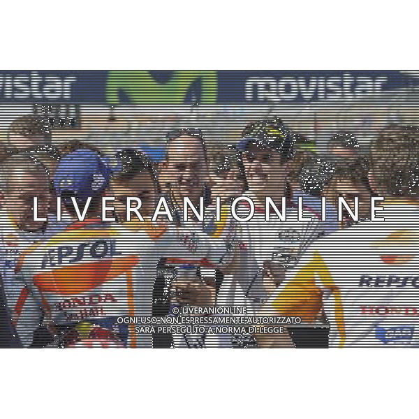25.09.2016. Motorland Aragon, Alcaniz, Spagna.Marc e Alex Marquez. Â©PIAZZOLLA / AGENZIA ALDO LIVERANI SAS 