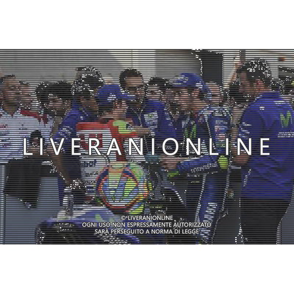 25.09.2016. Motorland Aragon, Alcaniz, Spagna.Cal Crutchlow e Valentino Rossi Â©PIAZZOLLA / AGENZIA ALDO LIVERANI SAS 