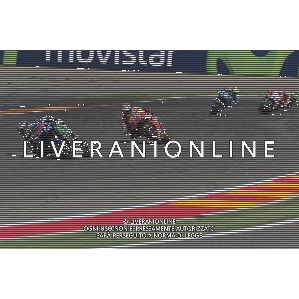 25.09.2016. Motorland Aragon, Alcaniz, Spagna.Jorge Lorenzo e Marc Marquez. Â©Piazzolla / AGENZIA ALDO LIVERANI SAS Gara MotoGp Motomondiale Motorland Aragon, Alcaniz, Spagna 25 settembre 2016 