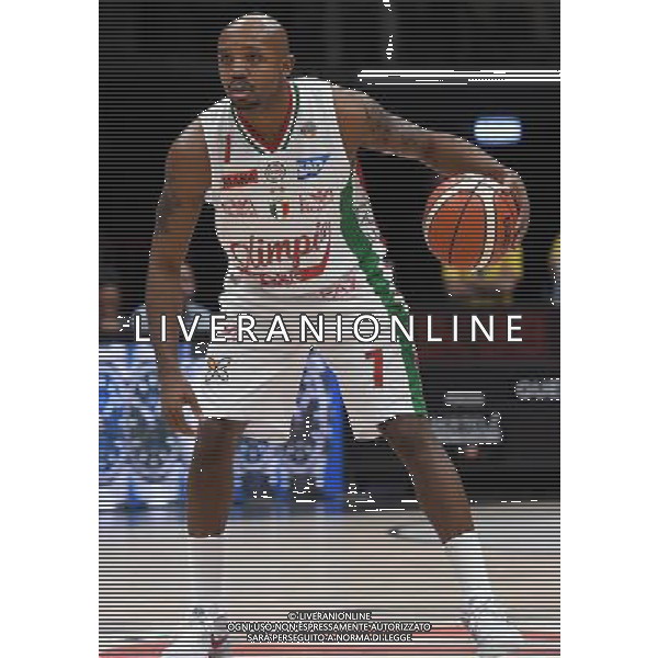 Macron Supercoppa di Basket 2016 Finale Milano - 25.09.2016 Sidigas Avellinoâ€“EA7 Emporio Armani Milano Nella Foto:Hickman Richard /Ph.Vitez-Ag. Aldo Liverani